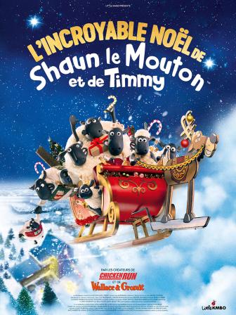 Affiche du film L’incroyable Noël de <retour> Shaun le mouton