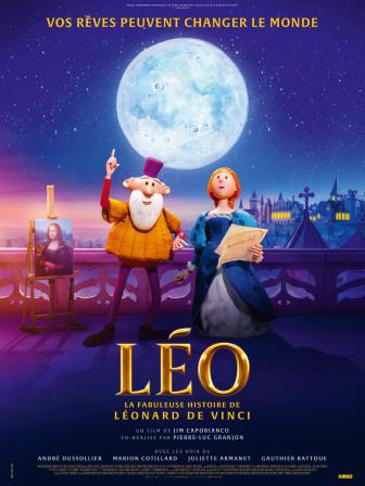 Affiche du film Léo, la fabuleuse histoire <retour> de Léonard de Vinci
